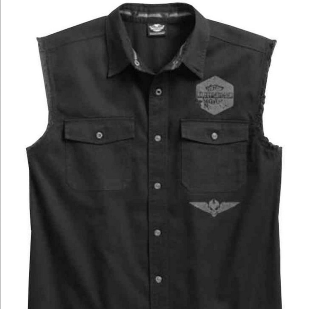 New w/tags Harley-Davidson® Men's Sinister Skull Sleeveless Blowout 2XL